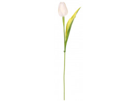 Umelá kvetina Tulipán 43 cm, krémový