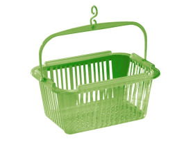 Košík na štipce závesný, zelený