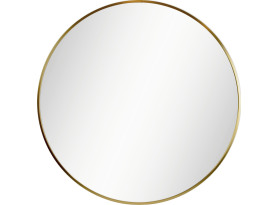 Nástenné zrkadlo Josie 60 cm, zlaté okrúhle