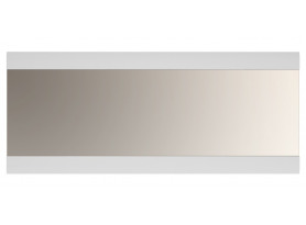 Široké nástenné zrkadlo Linate 164 cm, biely lesk