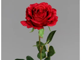 Umelá kvetina Ruža 58 cm, červená