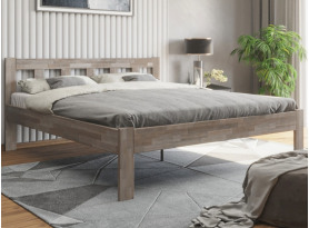 Manželská posteľ Tema 180x200 cm, šedý buk