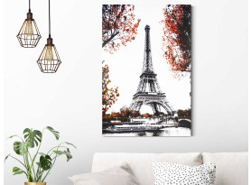Obraz na plátne Jeseň v Paríži, 60x80 cm