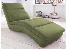 Relaxačné ležadlo Yankee, olivovo zelená látka