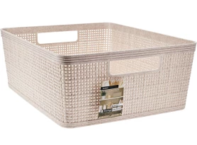 Úložný košík 35x13x29 cm, béžový