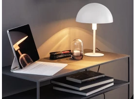 Stolová lampa Meike 35 cm, biela