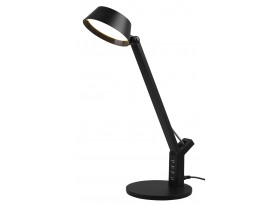 Stolná LED lampa Ava 40 cm, čierna, USB