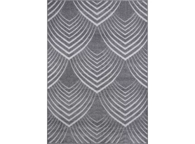 Koberec Oksi 120x170 cm, šedá geometria
