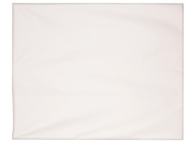 Vianočný obrus 130x160 cm, biely so strieborným okrajom