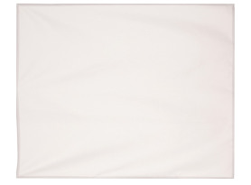 Vianočný obrus 130x220 cm, biely so strieborným okrajom