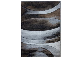 Koberec Kolibri 120x170 cm, strieborná abstrakcia