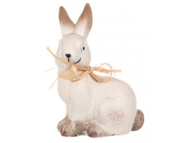 Dekoračná soška Zajac 7 cm, piesková
