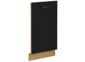 Predný panel na vstavnú kuchynskoú umývačku Modena, 45 cm, dub artisan/čierna