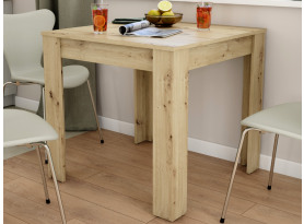 Jedálenský stôl David 80x80 cm, dub artisan