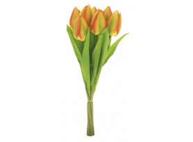 Umelá kytica Tulipány, žltá