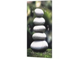Nástenný vešiak s motívom kameňov Stone
