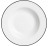 Hlboký tanier 22 cm Lineo, biely