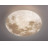 Stropné LED osvetlenie Moonika 37 cm, motív mesiac