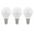 LED žiarovka (3 ks) Classic mini globe, E14, 5 W, 470 lm