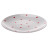 Plytký tanier 26,5 cm, biely s bodkami