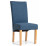 Jedálenská stolička Valentino, modrá tkanina