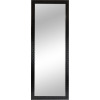 Nástenné zrkadlo Glamour 40x120 cm, čierna štruktúra