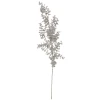 Umelý kvet Vianočná vetva eukalyptus 70 cm, strieborná