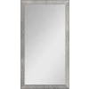 Nástenné zrkadlo Glamour 40x80 cm, strieborná štruktúra