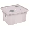 Úložný box Hviezdy 24 l, šedý