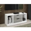 TV stolík Sten 100 cm, biely/šedý beton