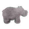 Detský koberec Animal, tvar hroch, šedý