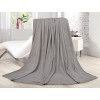 Fleecová deka Lara 220x240 cm, šedo-strieborná