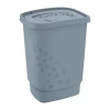 Kôš na prádlo Flowers 55 l, šedý