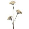Umelá kvetina Krémové bobule na stonke, 50 cm
