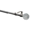 Garnýža Astra 120-210 cm, ušľachtilá oceľ/sklo