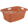 Kôš na bielizeň Flowers 50 l, terakota