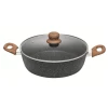 Servírovacia hlboká panvica s pokrievkou Crispy Natura Wood 28 cm
