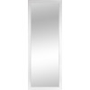 Nástenné zrkadlo Glamour 40x120 cm, biela štruktúra
