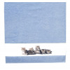 Detský uterák 50x100 cm, motív mačiatka, modrý
