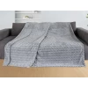 Deka Cashmere touch Big Dots 220x240 cm, strieborná