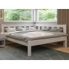 Rohová posteľ so zástenou vpravo Tema P 180x200 cm, bielený buk