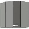 Horná rohová kuchynská skrinka Grey 60/60 cm