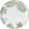 Dezertný tanier 19 cm, motív tropické listy