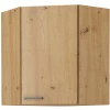 Horná rohová kuchynská skrinka Modena 60/60 cm, dub artisan/čierna