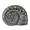 Dekorácia ulita 16 cm, strieborná