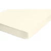 Napínacie prestieradlo Jersey Castell 180x200 cm, krémové