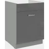 Kuchynská drezová skrinka Grey 60ZL, 60 cm