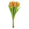 Umelá kytica Tulipány, žltá