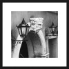 Rámovaný obraz Lampy 40x40 cm, čiernobiely