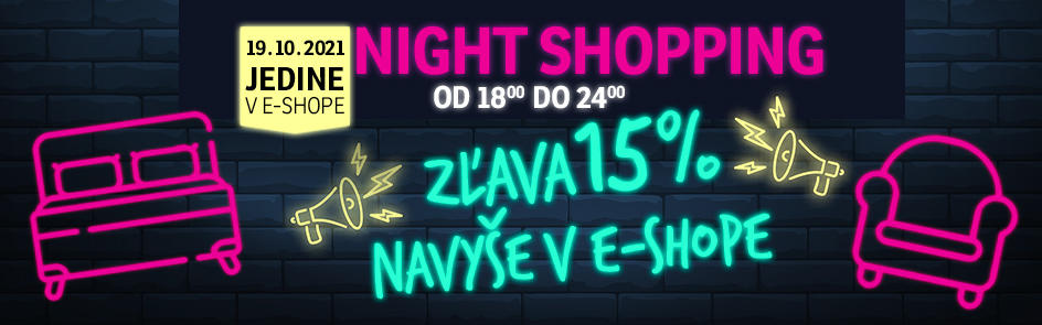 NIGHTSHOPPING - nočné nákupy s 15% zľavou na všetko